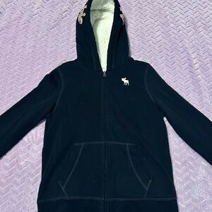 Abercrombie & Fitch Dark Blue Kids Hoodie